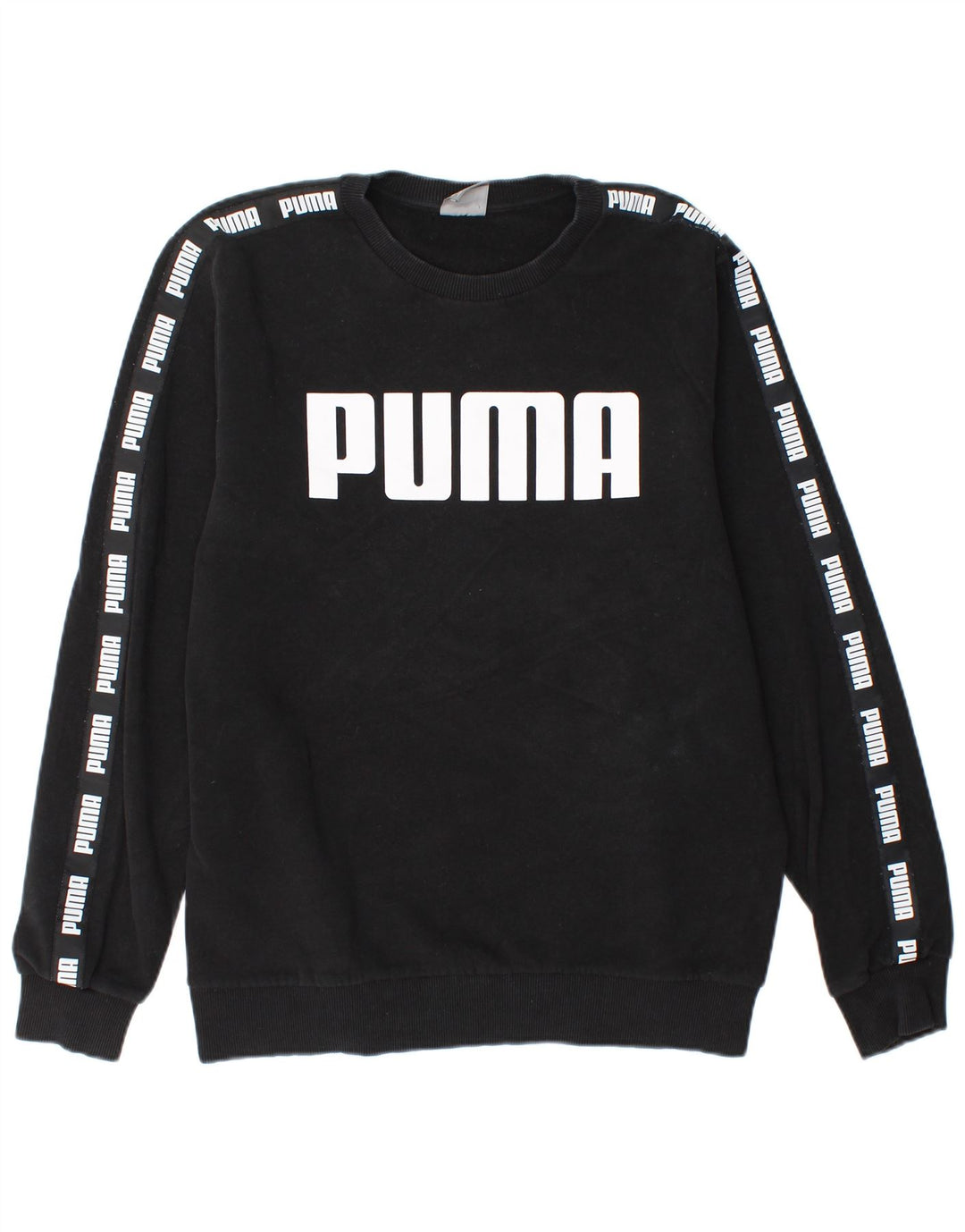 PUMA Sudadera con gráfico para Hombre Jersey Grande de algodón Negro