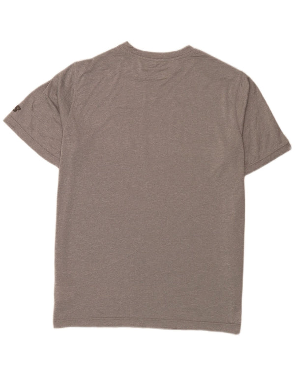 New Balance Camiseta gráfica para hombre Top XL Gris Poliéster