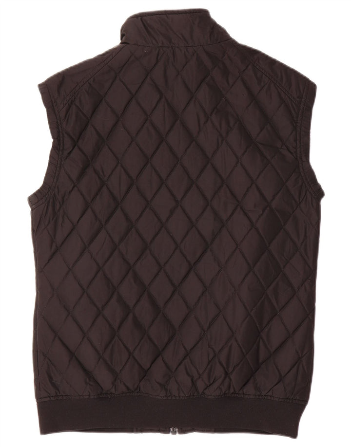 Lyle & Scott Chaleco acolchado para mujer UK 44 Grande Poliéster negro