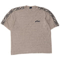 ASICS Camiseta gráfica para hombre Top grande de algodón moteado gris