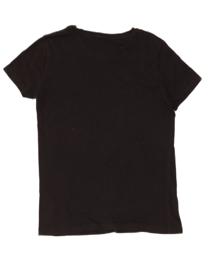 Puma Camiseta gráfica para mujer Top UK 10 Small Black
