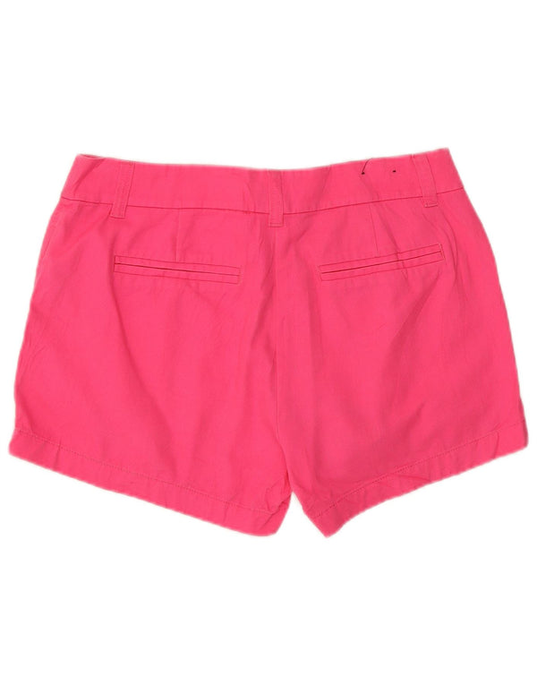 J. CREW Pantalones cortos chinos para mujer US 4 Small W31 Algodón rosa