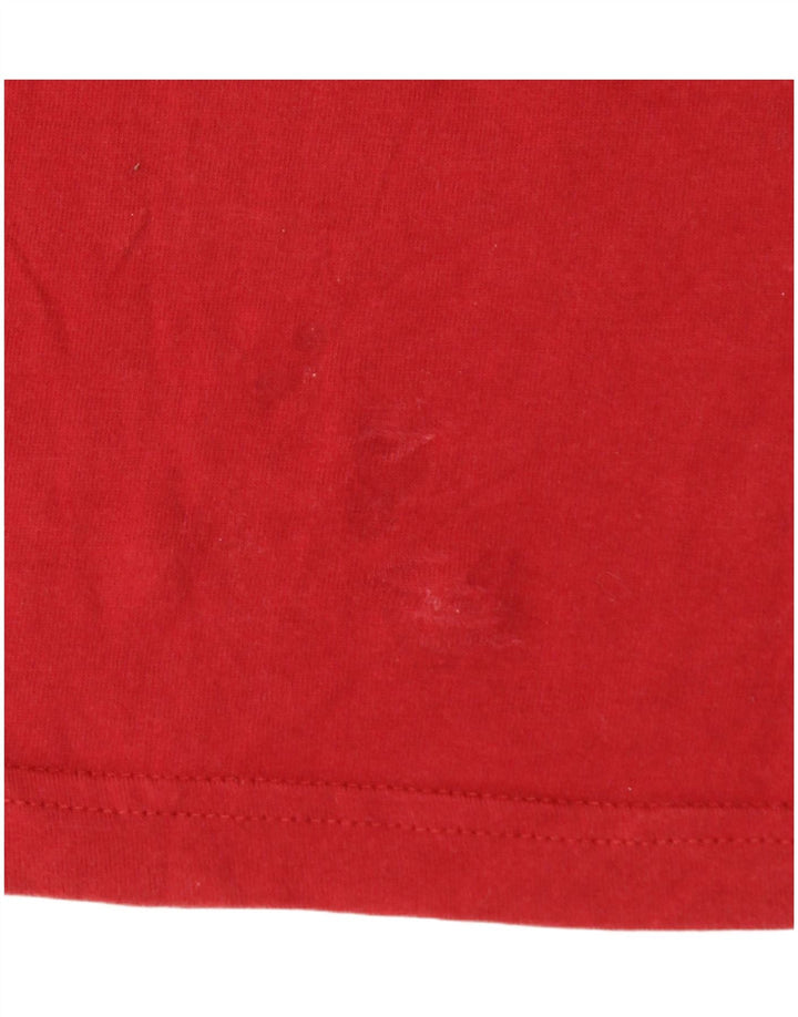 REEBOK Camiseta gráfica para hombre Top Small Red Cotton