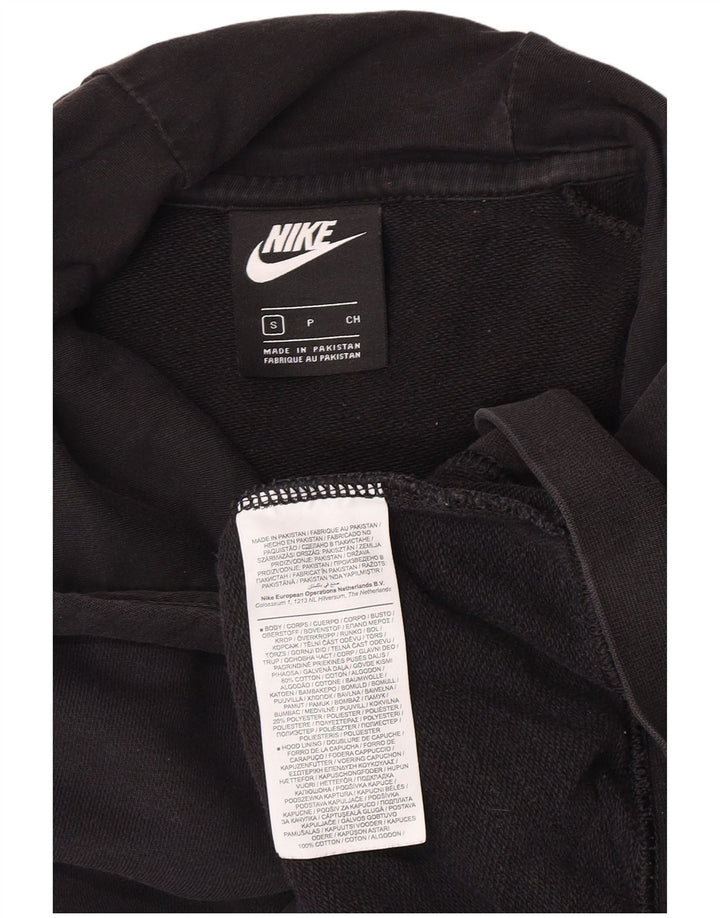 Nike - Sudadera con capucha para hombre, talla pequeña, algodón negro