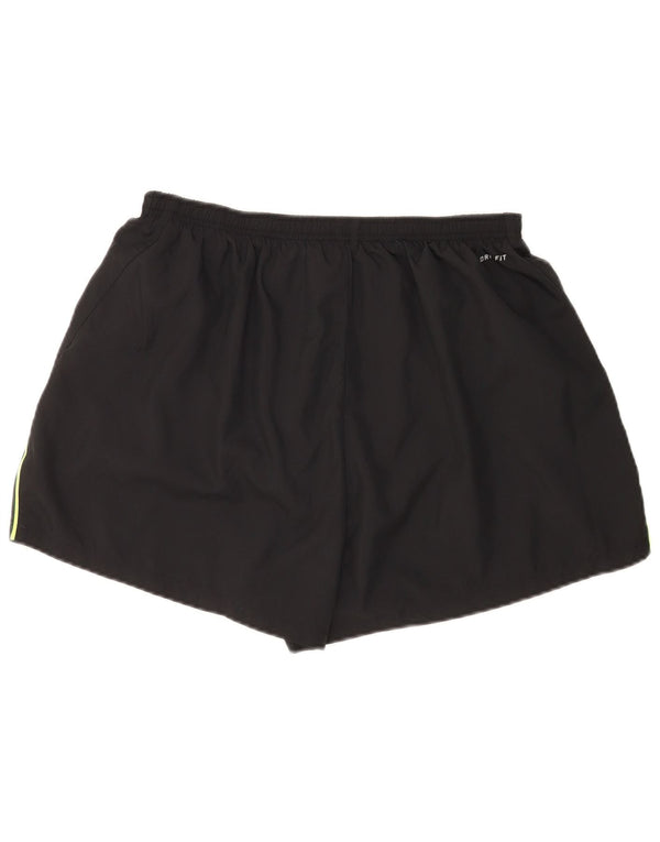 Nike - Pantalones cortos deportivos para hombre (talla XL), color negro, poliéster