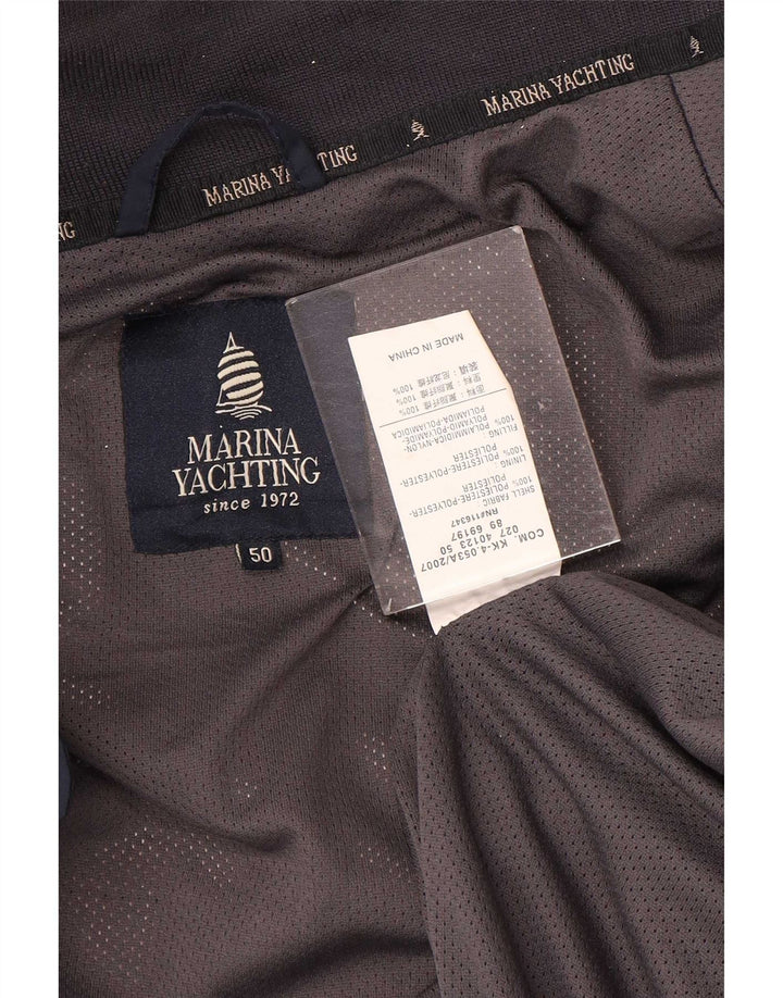Marina Yachting Chaqueta impermeable para hombre IT 50 Large Azul marino Poliéster