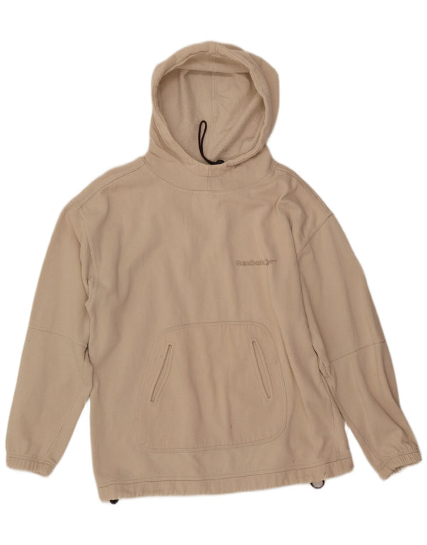 REEBOK Jersey con capucha holgado para hombre XS Off White