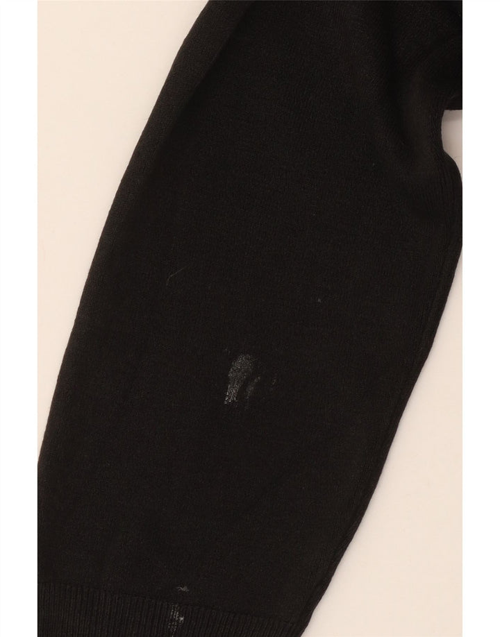 Marks & Spencer Suéter con Cuello y Cremallera para Hombre XL Acrílico Negro