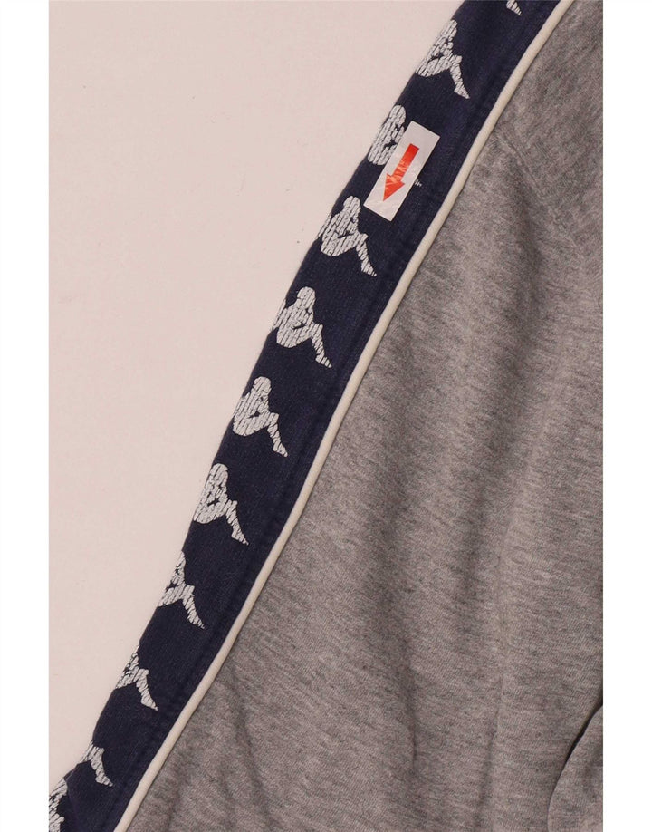 Kappa - Sudadera gráfica para mujer, talla 44, color gris medio