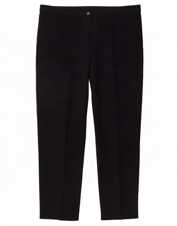 Marks & Spencer Pantalones cortos de cintura alta para mujer UK 20 2XL W38 L26 Navy B