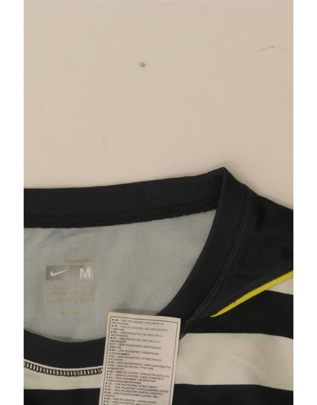 Nike Camiseta para hombre Top ES 39/41 Verde medio Colorblock Poliéster