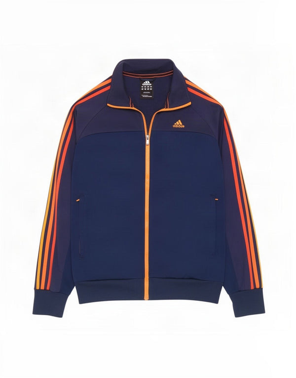 Adidas Hombre Chándal Top Chaqueta Pequeña Azul Marino Poliéster