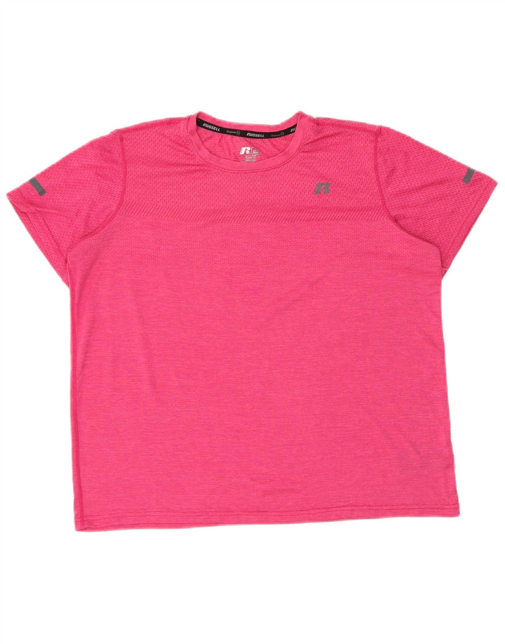 Russell Athletic Camiseta Husky para niña 14-15 años XL Nylon Rosa