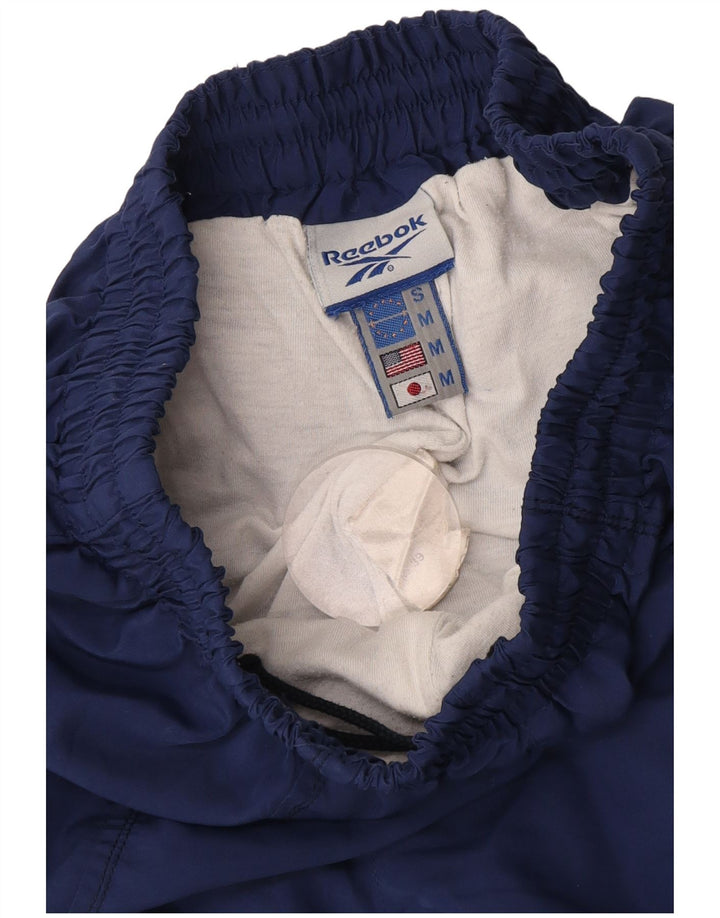Reebok Pantalones de chándal para mujer UK 12 Medium Azul marino Poliéster