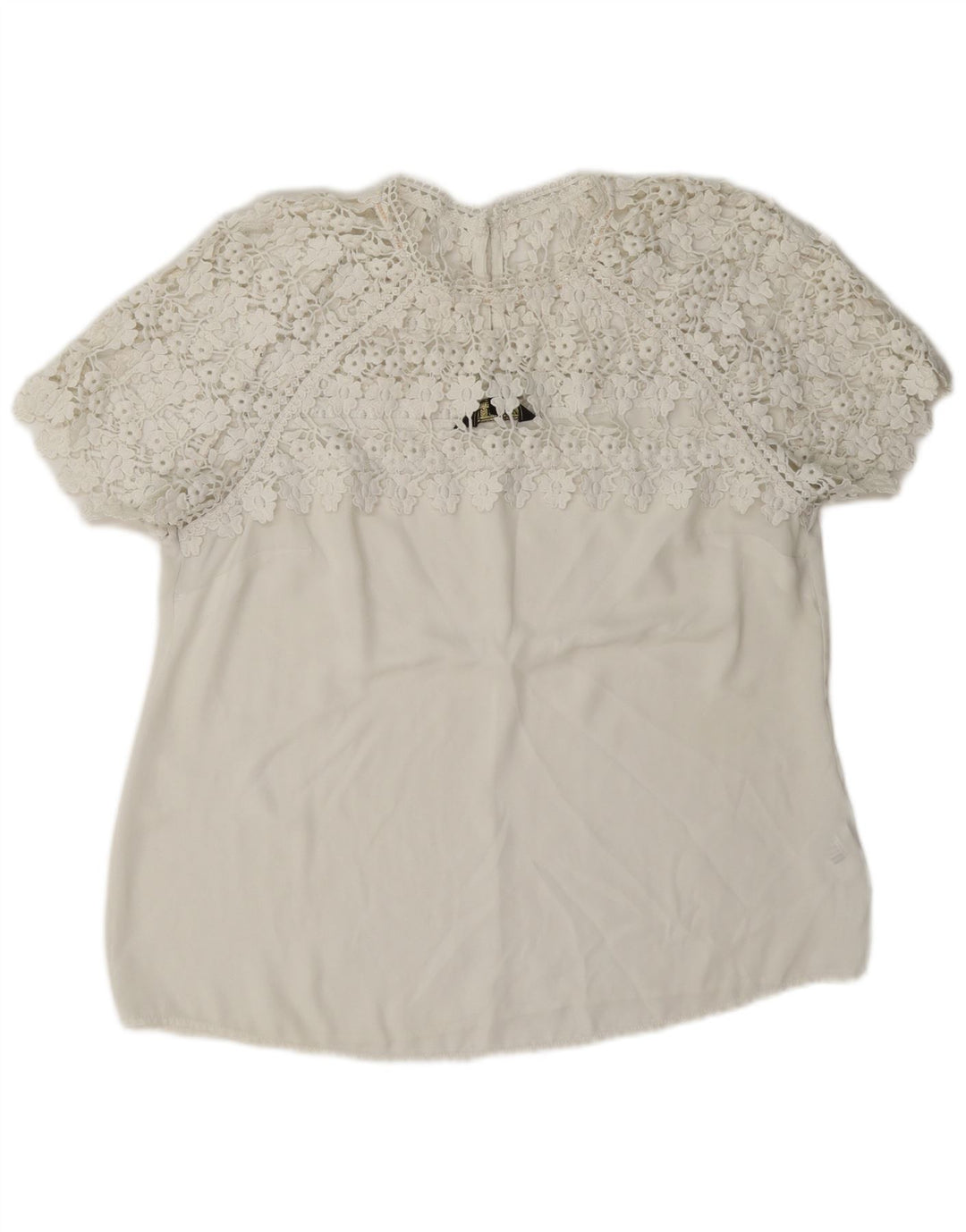 Blusa Lipsy para mujer Top UK 46 Large Poliéster blanco