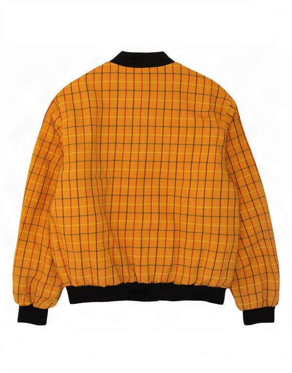 Steinbock Chaqueta reversible para hombre EU 54 2XL Algodón a cuadros amarillo