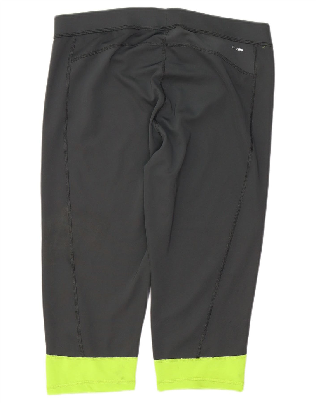 ADIDAS Climalite Capri Leggings Mujer UK 20/22 XL Gris Colorblock