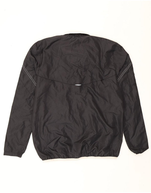 Adidas Hombre Chándal Top Chaqueta Mediano Negro Colorblock Poliéster