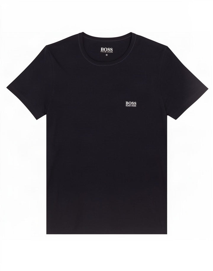Hugo Boss Hombre Camiseta Top Small Azul Marino Algodón
