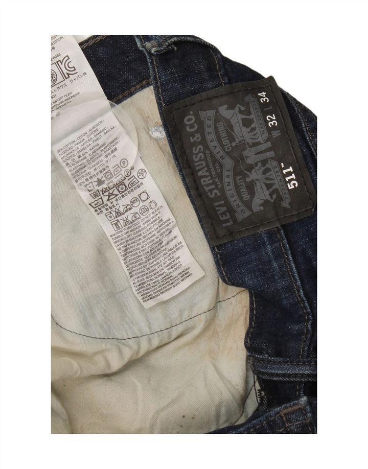 Levi's Hombre 511 Slim Jeans W32 L30 Algodón Azul