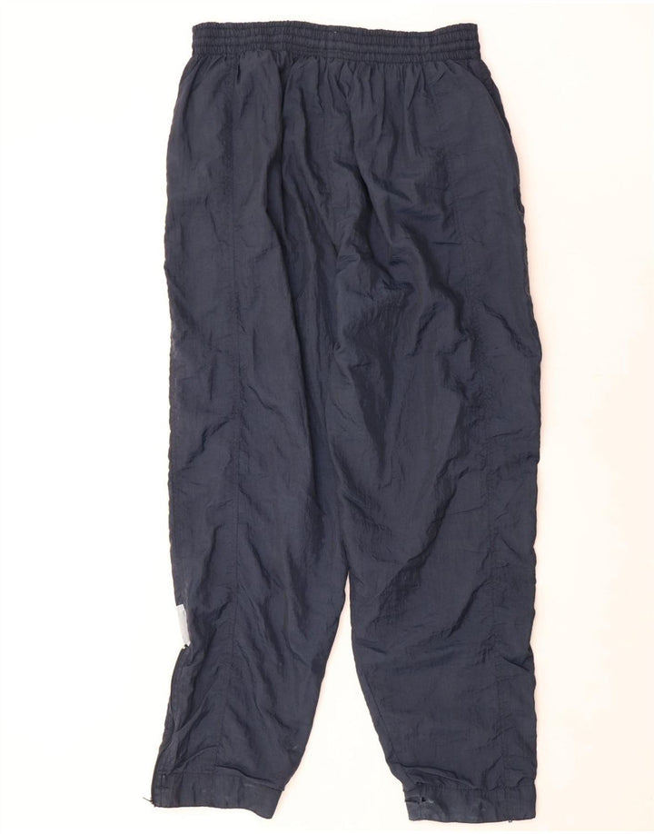Vintage hombres holgado ajuste con capucha chándal completo medio azul marino