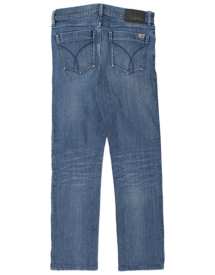 Calvin Klein Jeans rectos para hombre W28 L29 Algodón azul