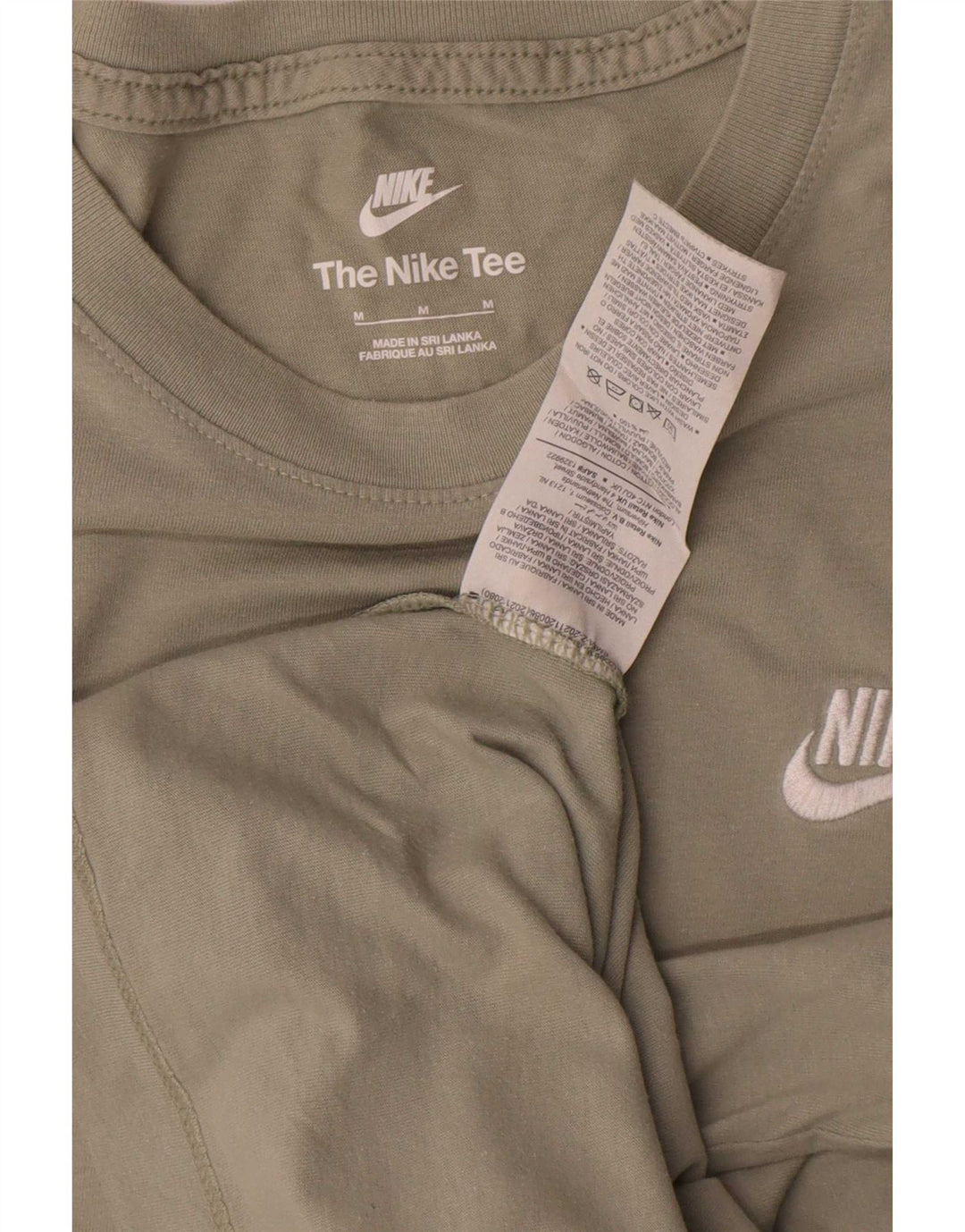 Camiseta Nike Hombre Top Medium Verde Algodón