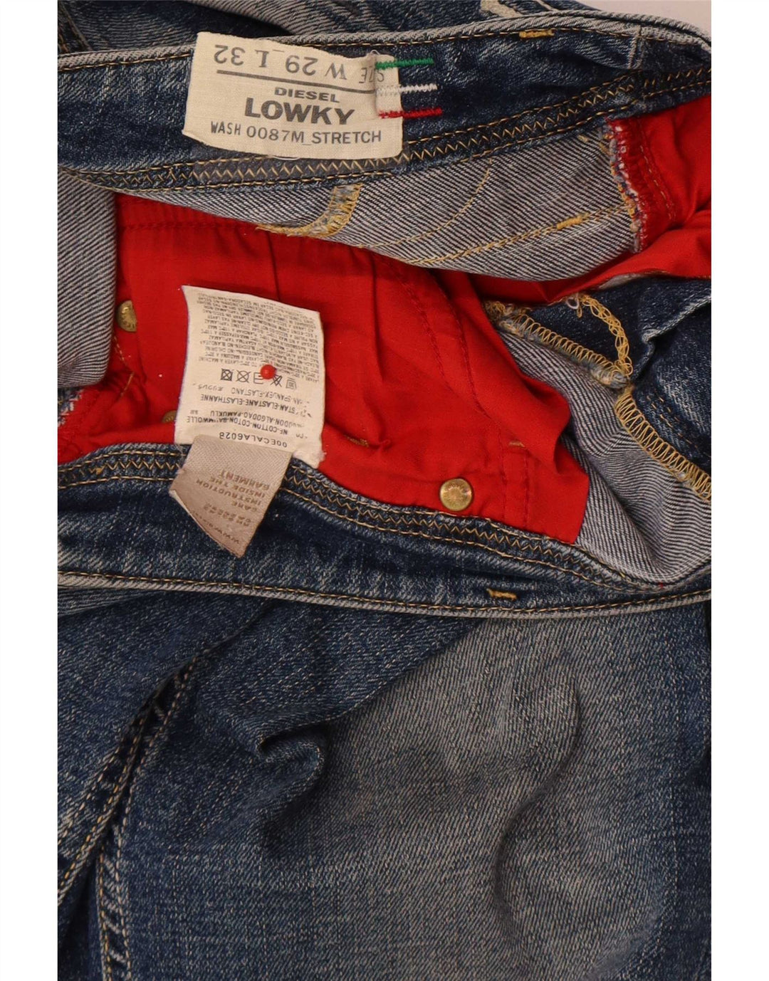 Diesel Mujer Lowky Slim Jeans W29 L32 Algodón Azul