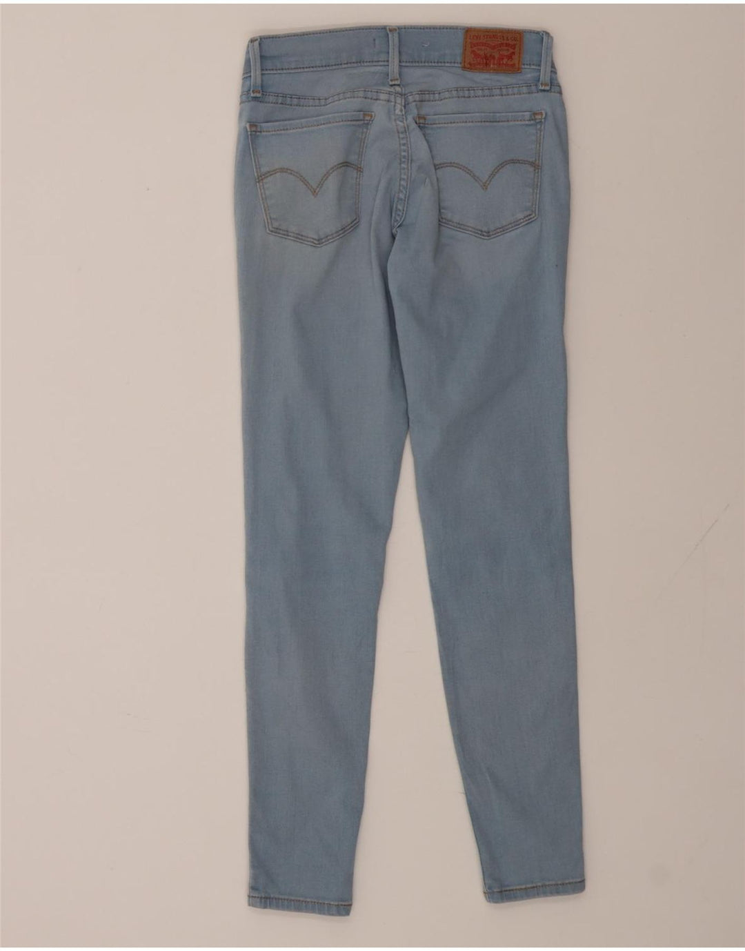 LEVI'S Womens 710 Super Skinny Jeans W25 L28 Blue Vintage Levi's and Second-Hand Levi's from Messina Hembry 
