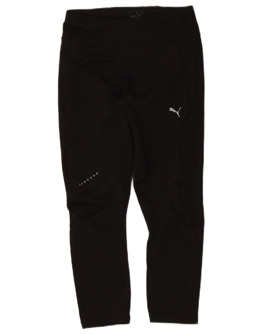 Puma Leggings para mujer UK 12 Mediano Negro Poliéster