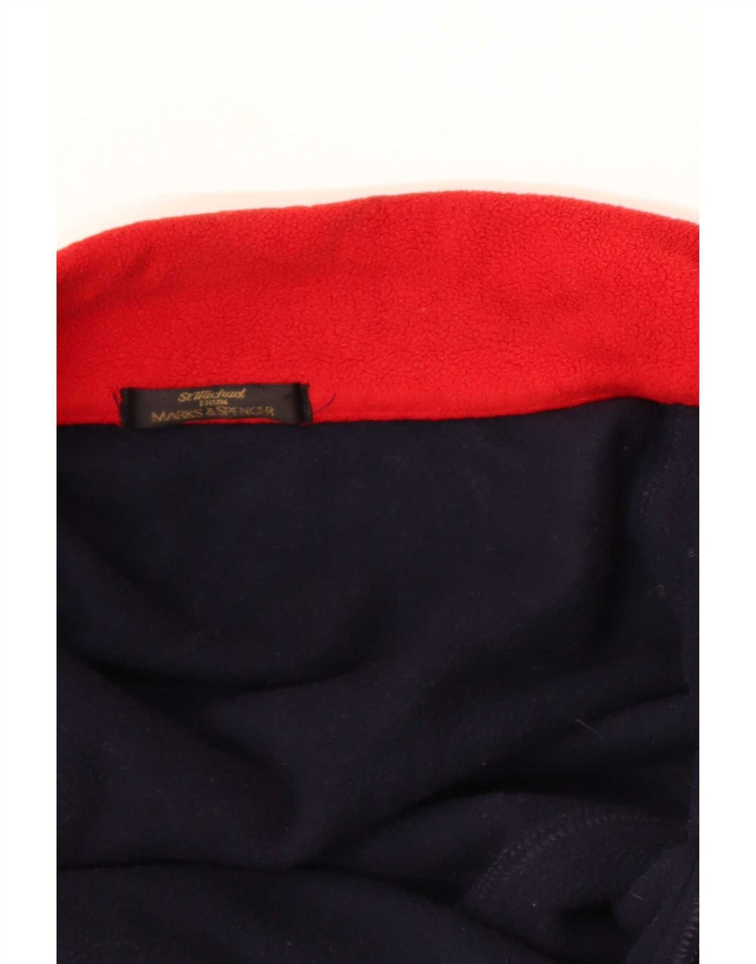 Marks & Spencer Chaqueta polar para hombre UK 36 Small Azul marino Colorblock