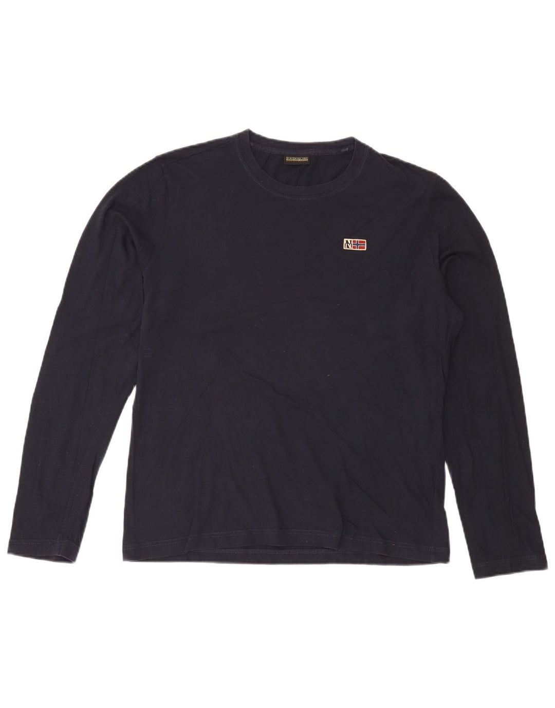 Napapijri Hombre Top Manga Larga Grande Azul Marino