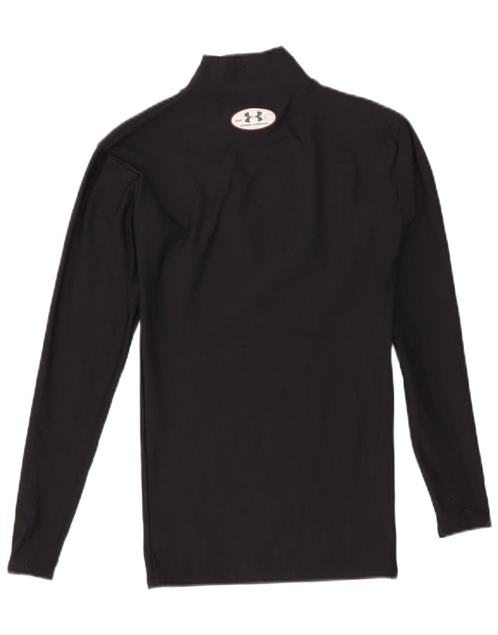 Under Armour Cold Gear Top manga larga para hombre poliéster negro pequeño