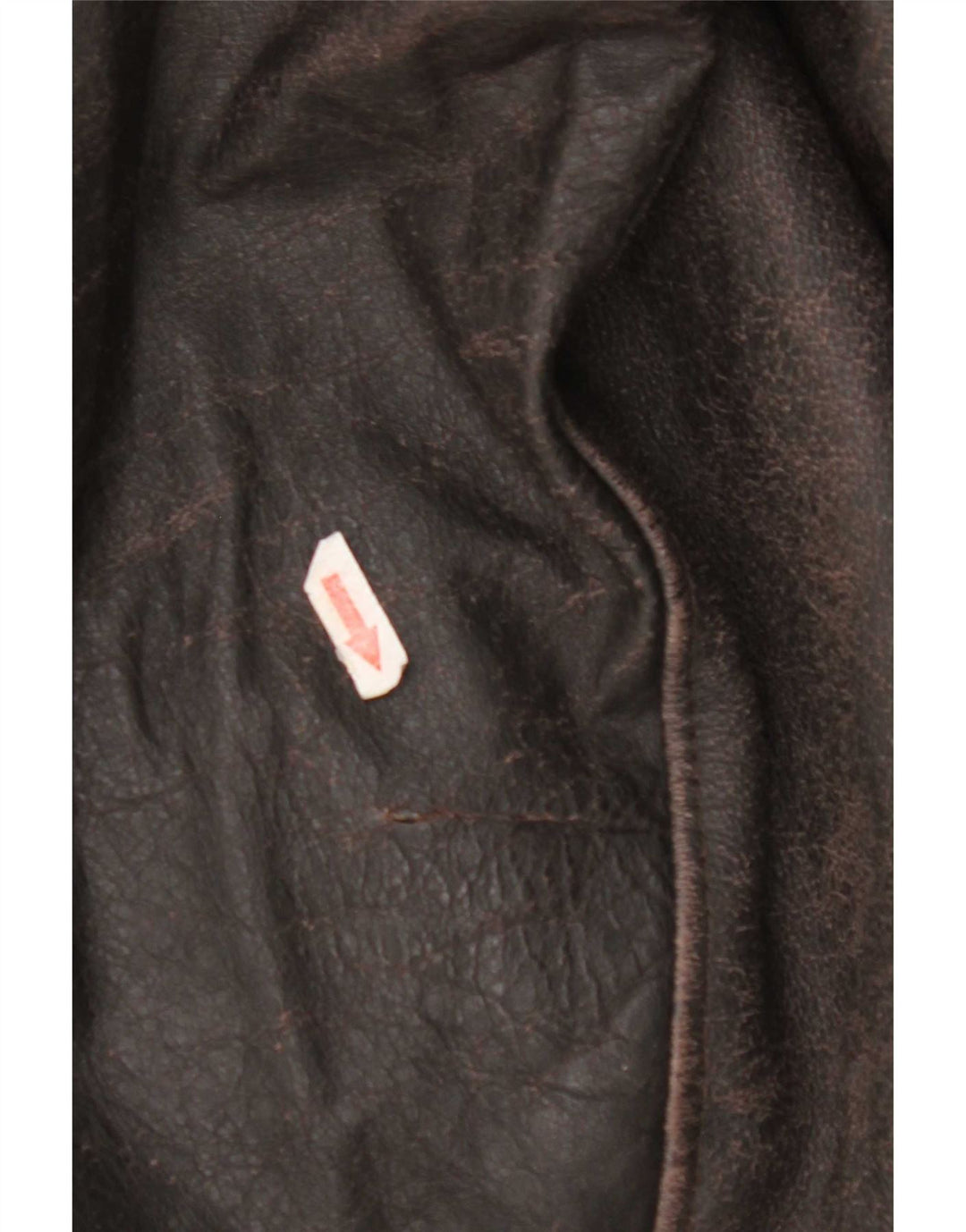 Vintage chaqueta de cuero para hombre Reino Unido 40 cuero marrón grande