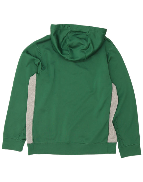 Nike Hombre Therma-Fit Sudadera Con Capucha Jersey Pequeño Verde Colorblock Poliéster