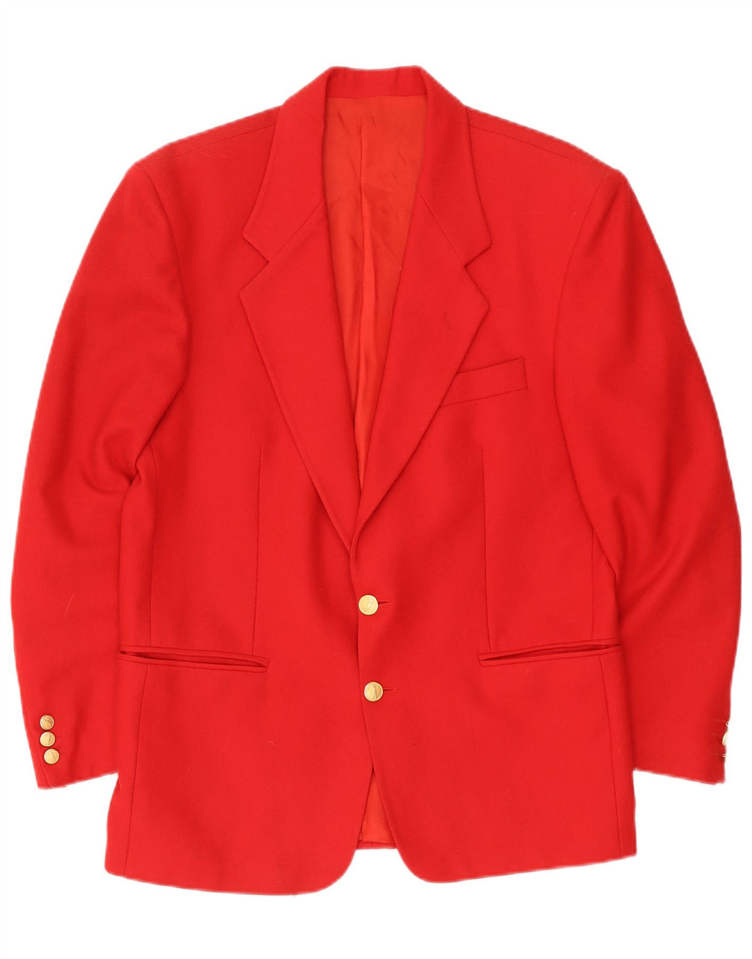 Pit Stop Chaqueta tipo blazer de 2 botones para hombre IT 48 Lana roja mediana