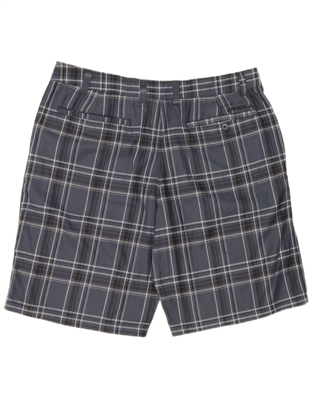 O'Neill Pantalones cortos chinos para hombre W40 XL Poliéster a cuadros azul marino