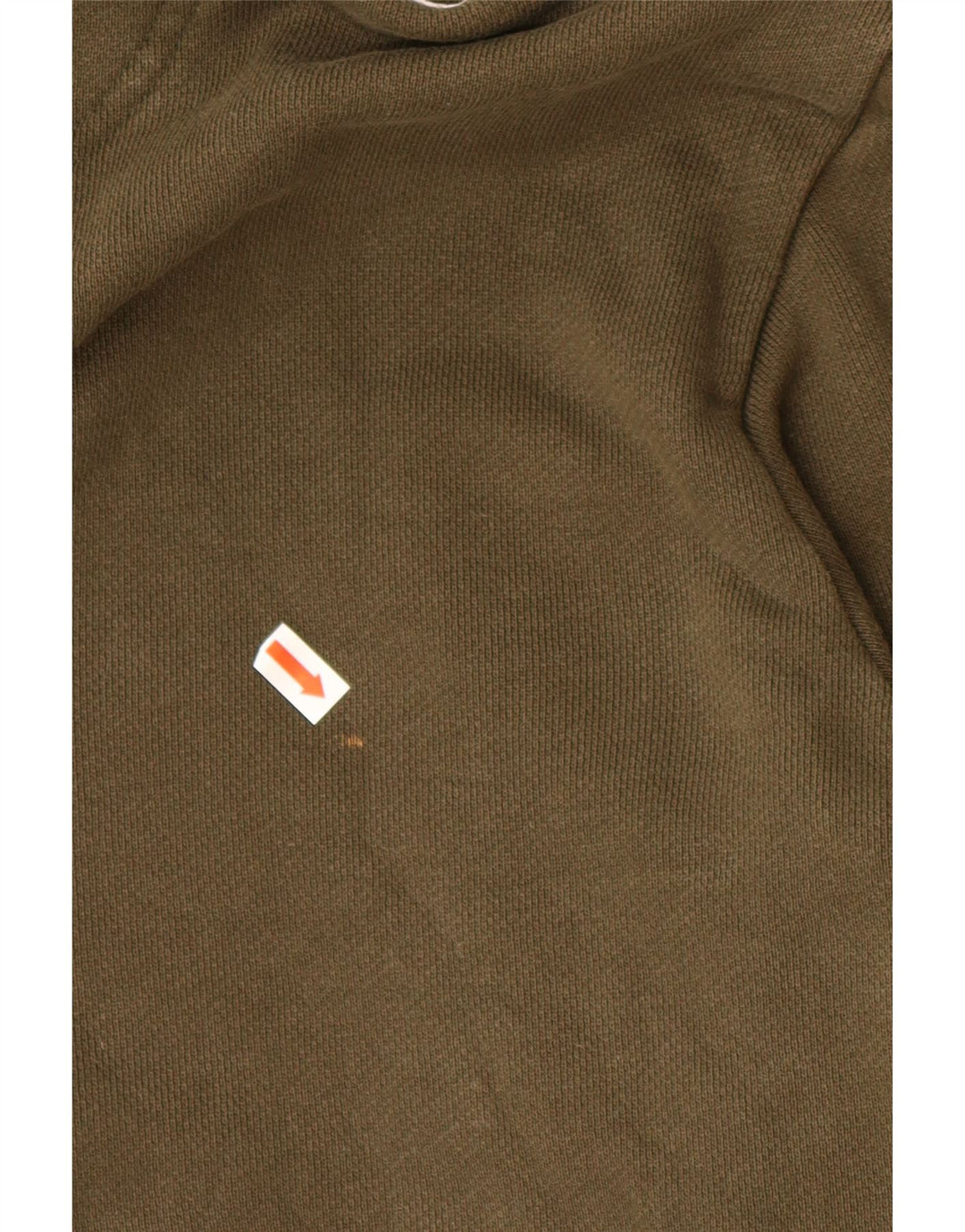 ADIDAS Jersey con capucha gráfica para mujer Reino Unido 14 Algodón caqui mediano