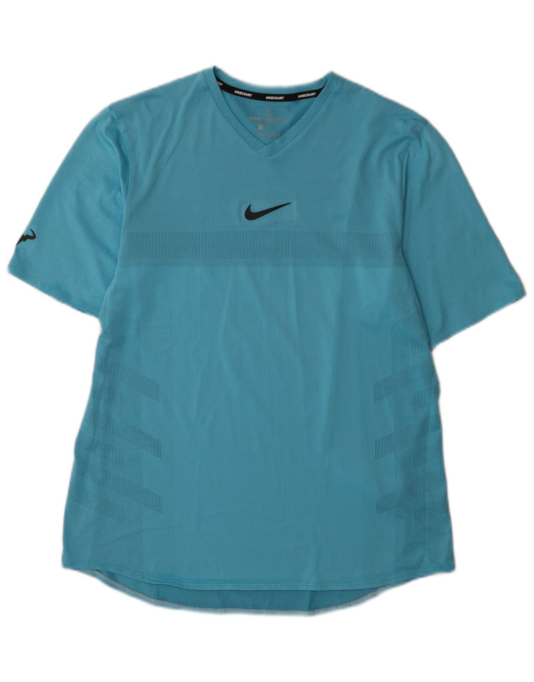 Nike - Camiseta Dri Fit para hombre, talla grande, poliéster azul