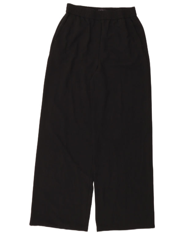 Marks & Spencer Pantalones chinos de cintura alta para mujer UK 10 Small W30 L31 Negro
