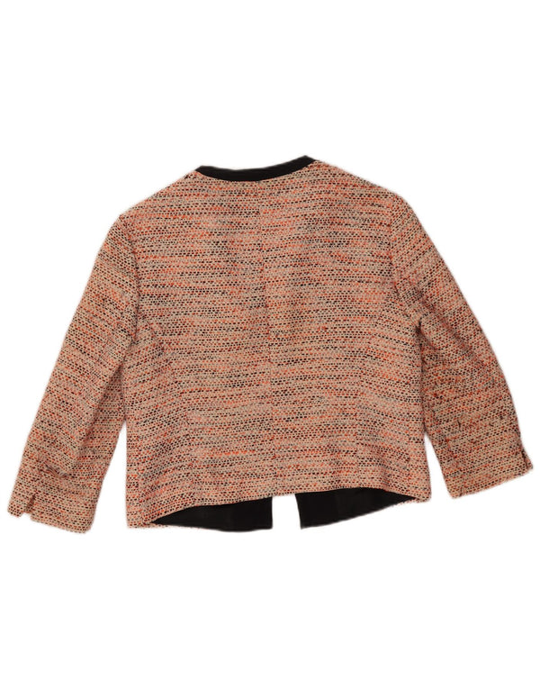 L.K. Bennett Conjunto de 2 piezas de manga 3/4 para mujer UK 10 Small Orange Moteado