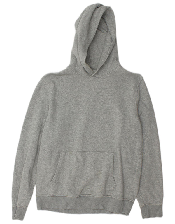 Gap Mens Hoodie Jumper Medium Grey Flecked Cotton