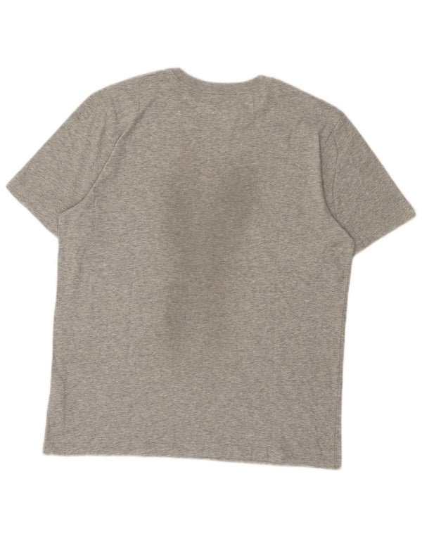 Camiseta Nike Dri Fit Graphic para hombre de algodón moteado en gris medio