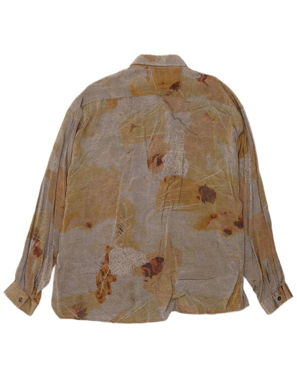 Tipo' S Camisa Hombre Estampado Abstracto XL Viscosa Gris