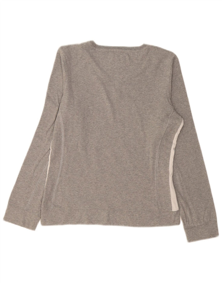 Champion Heritage Classics - Camiseta gráfica de manga larga para mujer, talla 40, color gris