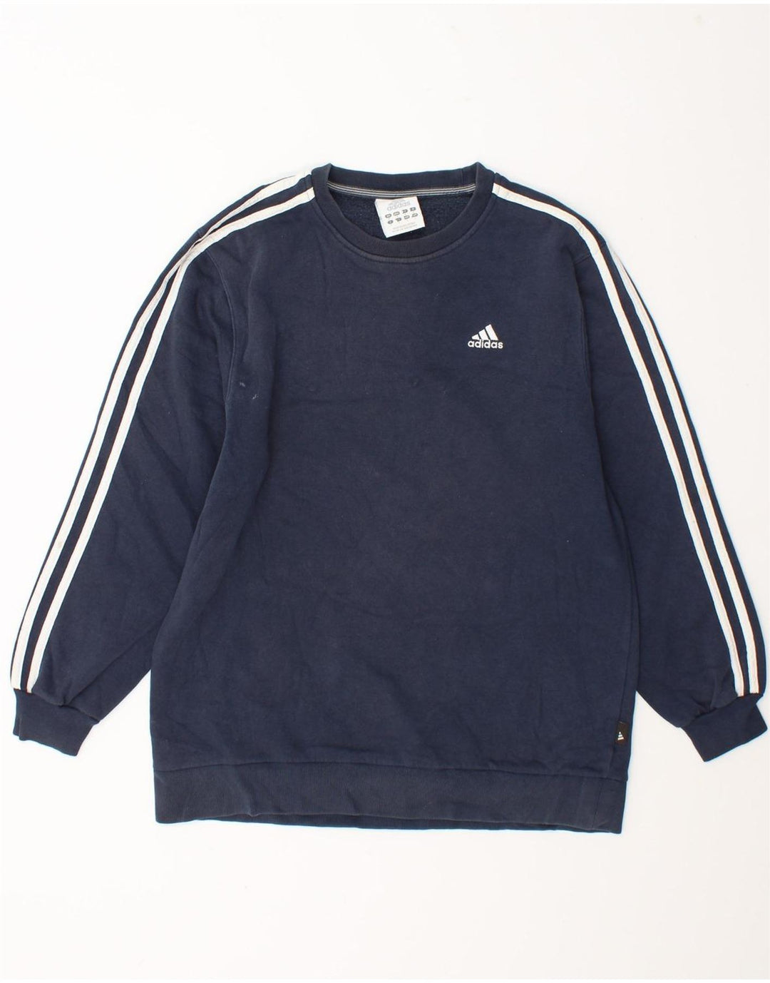 Adidas Hombre Sudadera Jumper Small Azul Marino Algodón