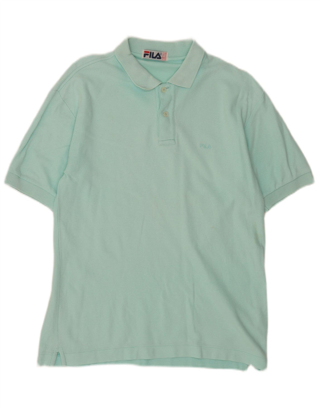 Fila Polo Hombre XS Algodón Turquesa