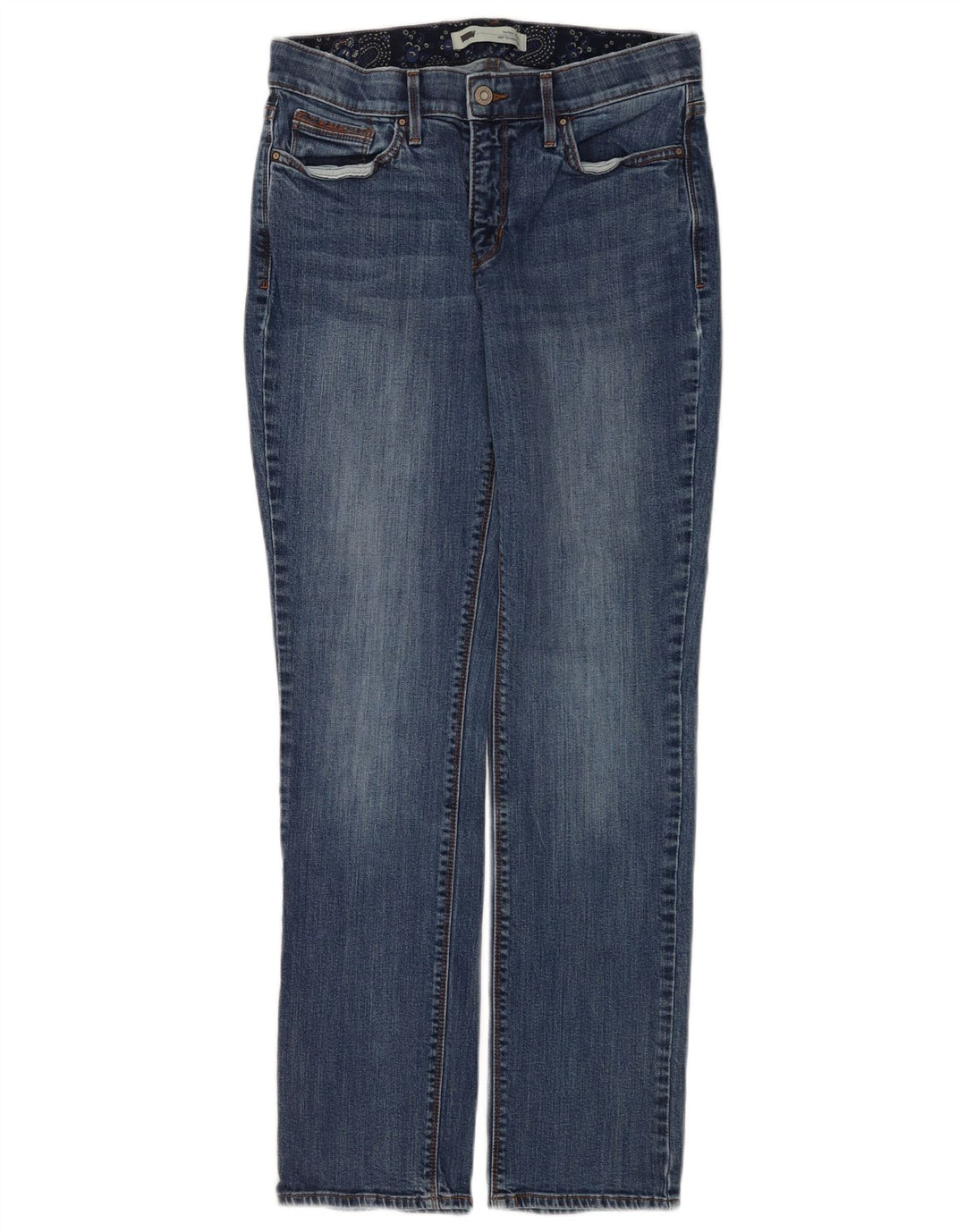 Levi's Jeans rectos 525 para mujer US 10 Large W30 L32 Azul