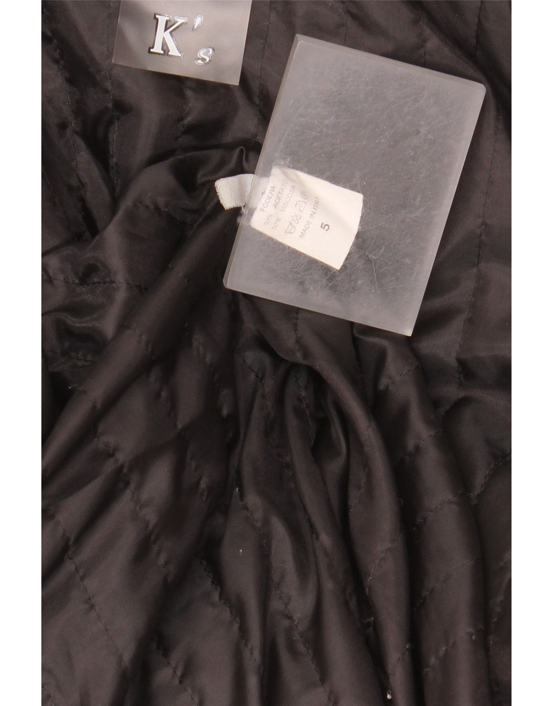 Chaqueta de cuero para mujer K'S IT 48 XL Negro