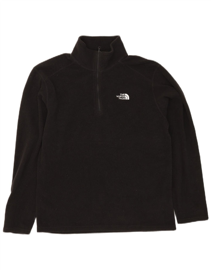 The North Face Jersey De Forro Polar Con Cremallera Para Hombre Pequeño Poliéster Negro